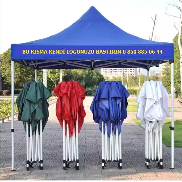 logo baskılı gazebo çadır imalatı